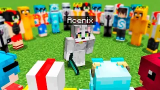 Minecraft: ACENIX vs TODOS LOS COMPAS 😱🔪 MINECRAFT SPEEDRUN vs ASESINOS