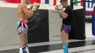 Jonathan Haggerty, One Championship fighter Vs Nico Carillo in an intense Muay Thai sparring session