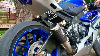 YZF-R6 With SC Project Exhaust (Full System)