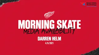 Darren Helm | Morning Skate | 4/6 NSH