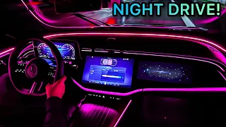 2024 Mercedes-Benz E CLASS NIGHT DRIVE! W214 POV