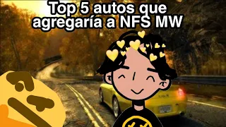 Top 5 autos que agregaría a NFS MW