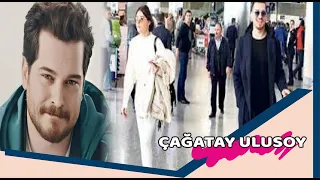Meeting at the airport with Çağatay Ulusoy's lover: Here are those images!