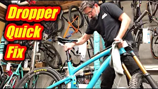 How To Fix A Dropper That Won't Stay Up