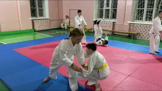 Старшая группа айкидо готовится к аттестации на пояса | Aikido | 合気道