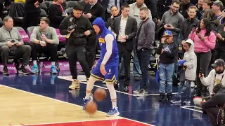 Wizards vs Warriors - Steph warmup #1