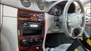 Mercedes CLK 2002 - 2010 how to remove radio,simple guide.