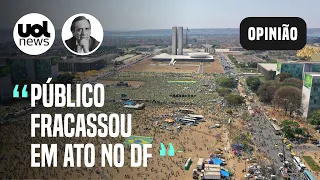 Villa: Tom golpista de Bolsonaro era esperado, mas público fracassou no DF em 7 de Setembro