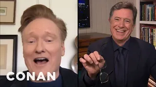 #ConanAtHome: Stephen Colbert Full Interview | CONAN on TBS