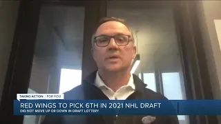 Yzerman reacts to Red Wings' draw in NHL Draft Lottery