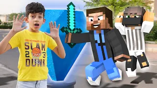 Minecraft Animation Adventure with Diamond and Jason