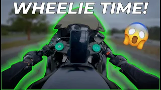 HOW TO DO YOUR FIRST WHEELIE! (600cc SPORTBIKE)