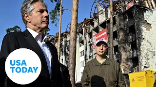 Blinken takes Ukraine trip, announces more aid for war-torn country | USA TODAY