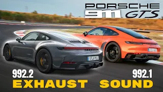 2025 Porsche 911 Type 992 2 vs 992 1 GTS Exhaust Sound Comparison