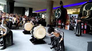 Drum Tao performance at Isetan Scotts (Video1) on 14 April 2017 at 2pm.