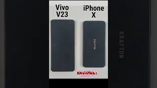 Vivo V23 vs iPhone X PUBG TEST - Dimensity 920 5G vs A11 Bionic#pubg