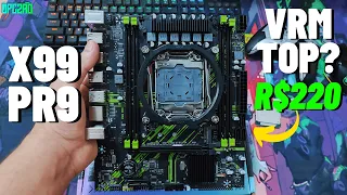 X99 BARATA DE R$220? MACHINIST PR9, UNLOCK E TESTE COM O XEON 2697V3 E 2697AV4