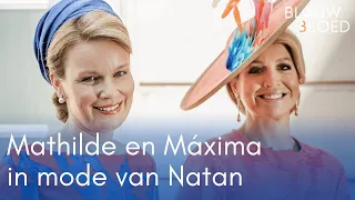 De VOORLIEFDE van koningin Máxima en koningin Mathilde voor modehuis Natan | Blauw Bloed