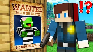Why Zombie Mikey is Wanted ? JJ Became POLICEMAN ! Minecraft - Maizen