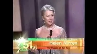 Helen Mirren wins 1999 Emmy Award for Lead Actress in a Miniseries or Movie