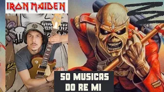 50 músicas do IRON MAIDEN usando apenas Dó Ré Mi (C, D e E)