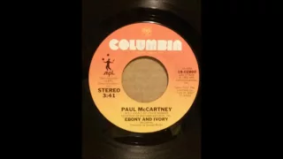 PAUL MCCARTNEY with STEVIE WONDER ♪EBONY AND IVORY♪