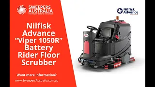 Nilfisk Advance "Viper 1050R" Battery Rider Floor Scrubber from Sweepers Australia