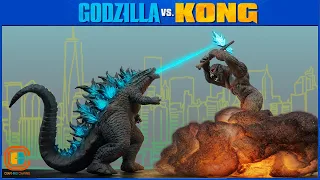 How To Make a GODZILLA vs. KONG The Most Impressive Scene Diorama / Polymer Clay / Resin Art