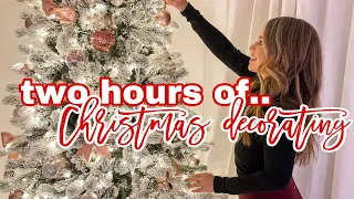 NEW 2022 ULTIMATE CHRISTMAS DECORATE WITH ME MARATHON // DECORATING FOR CHRISTMAS