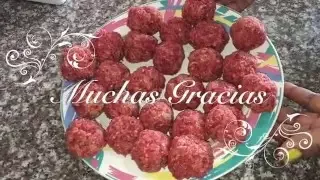 Albondigas de Res Receta Dominicana - Cocinando con Yolanda