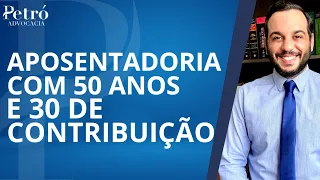 TENHO 50 ANOS DE IDADE E 35 ANOS DE CONTRIBUIÇÃO, POSSO ME APOSENTAR?