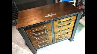 Make an Industrial Drawer Cabinet - Forme Industrious