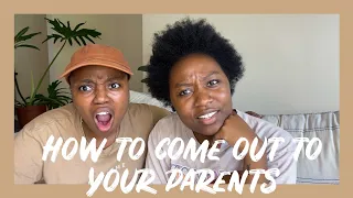 HOW TO COME OUT TO YOUR PARENTS 101| South African Queer Couple | Gugu & Kearabilwe