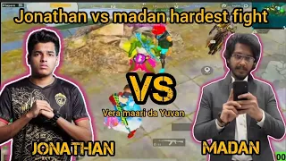 Jonathan vs madanðŸ”¥ Hardest fight ðŸ¥µ #jonathan #madanop #kakatygaming #bgmi