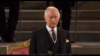 King Charles III hears God Save the King for the first time as monarch