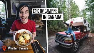 We Found INCREDIBLE RV Camping in CANADA! - Exploring Whistler & Bungee Jumping 😱