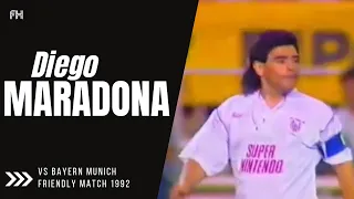 Diego Maradona ● Skills ● Sevilla 3:1 Bayern Munich ● Friendly Match 1992