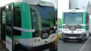 First self-driving bus line opens in Paris