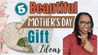 🌹5 MOTHER'S DAY DIY GIFT IDEAS To Try in 2024 | Easy But Impressive