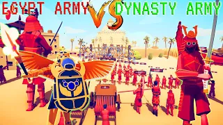 DYNASTY ARMY vs EGYPT ARMY | TABS - Totally Accurate Battle Simulator