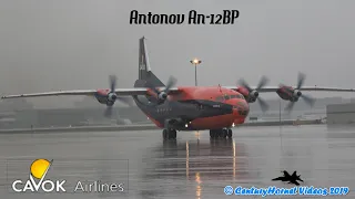 CAVOK Air Antonov An-12BP Rainy Landing on RWY 05 + Taxi | Toronto Pearson Int'l