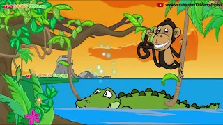 Kids learn English through songs: Teasing Mr Crocodile  | Kid Song | Elephant English