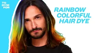 HOW TO ROCK A RAINBOW HAIR TRANSFORMATION | EASY HAIR DYE TUTORIAL | TO DYE FOR