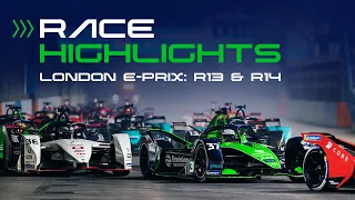 RACE HIGHLIGHTS | London E-Prix: Rounds 13 & 14 | Season 8 #FormulaE