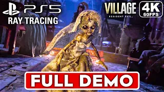 RESIDENT EVIL 8 VILLAGE PS5 Gameplay Walkthrough Part 1 FULL DEMO [4K 60FPS] - No Commentary