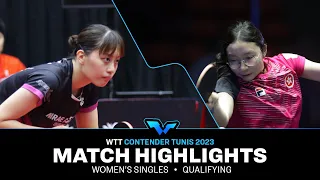 Hoi Man Karen Lee vs Seoyun Kim | WS Qual | WTT Contender Tunis 2023