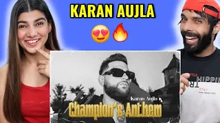 Champions Anthem (Official Video) Karan Aujla Reaction | Latest Punjabi Songs 2023