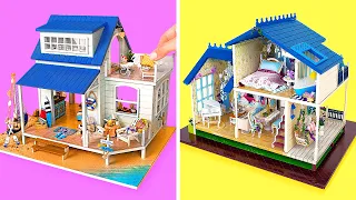 DIY Doll Houses || Miniature Provence And Caribbean Houses