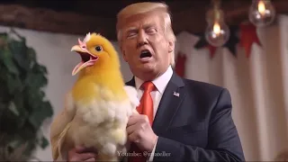 [AI] Donald Trump Visited Chicken Farm (BM: Tie a Yellow Ribbon Round the Ole Oak Tree - Dawn)