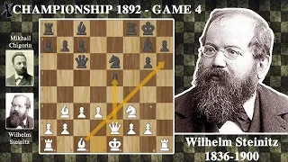 The Best Game of World Chess Championship 1892 - Wilhelm Steinitz vs Mikhail Chigorin